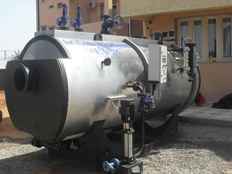 Chaudière à vapeur Alioua chaudronnerie Algérie