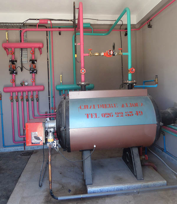 Chaudière mixte en acier - Alioua chaudronnerie