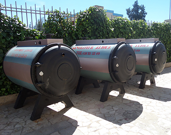 Chaudière mixte en acier - Alioua chaudronnerie